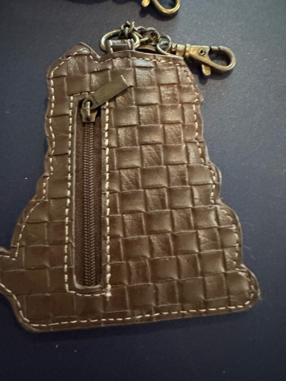 English bulldog Crossbody Wristlet Set - Brown & Tan - Picture 5 of 7